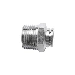 Metal Pu Fitting Straight 10mm X 1/2